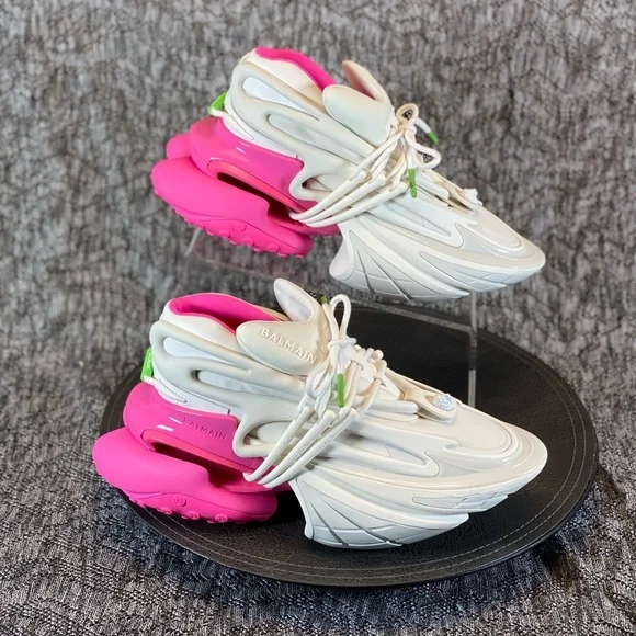 Unicorn Balmain White Sneakers Womens Balmain 'Unicorn' Sports